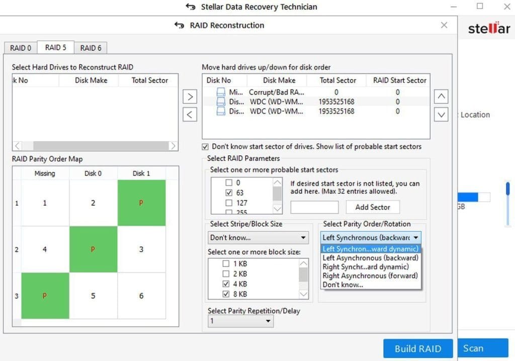 Restauration avancée de données RAID grâce à Stellar Data Recovery Technician