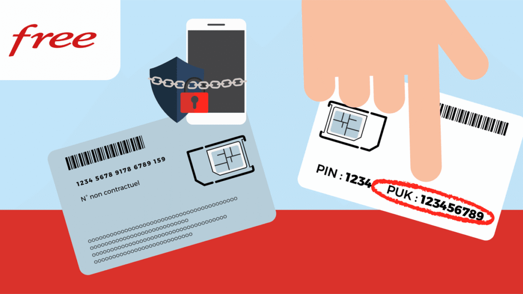 Code PUK Free : retrouver et utiliser le code de déblocage de votre carte SIM
