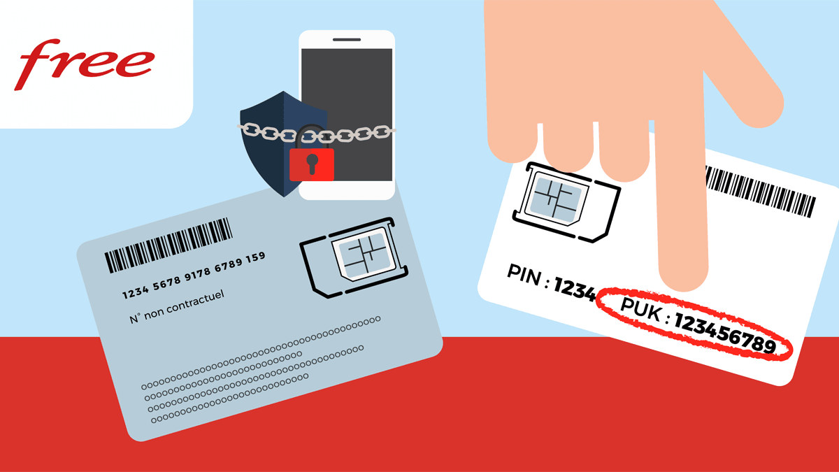 Code PUK Free : retrouver et utiliser le code de déblocage de votre carte SIM